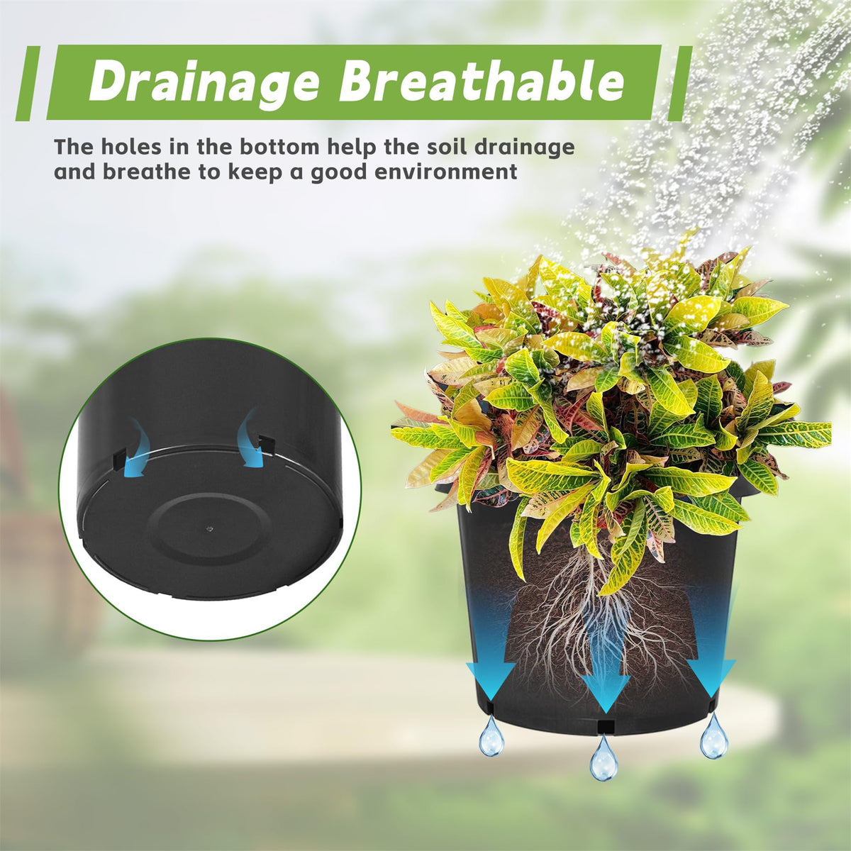HOSTIC durable reusable gallon pot designed for long-lasting garden use