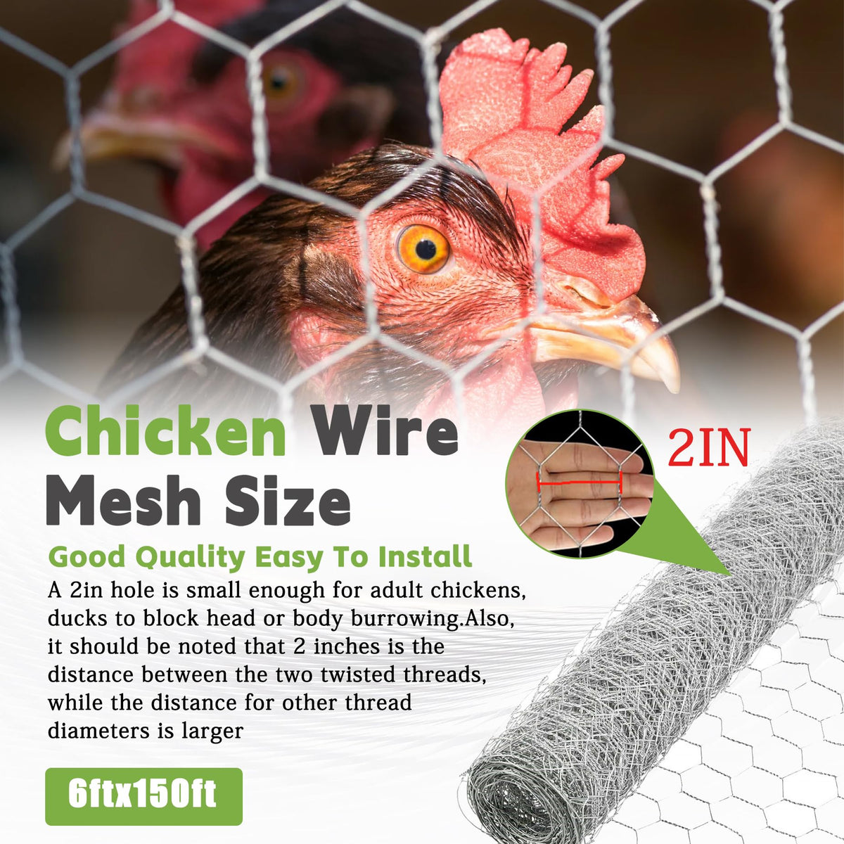 HOSTIC galvanized wire netting provides corrosion resistance for long-lasting garden protection