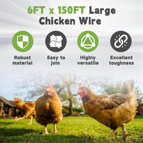 HOSTIC hex mesh design offers stable structure suitable for poultry fencing and DIY projects