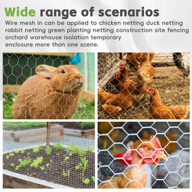HOSTIC poultry fencing enhances yard safety while leaving space for air and visibility