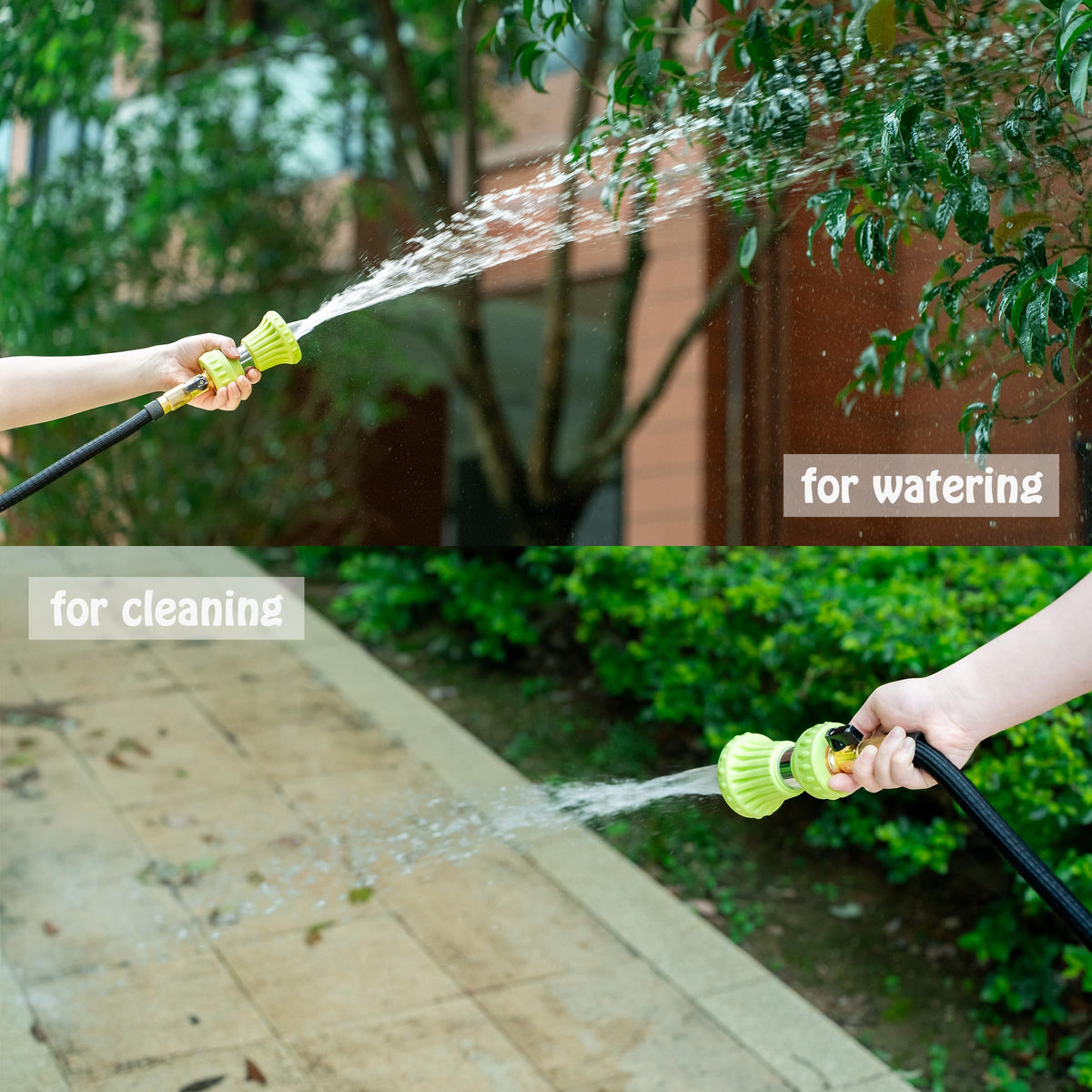 HOSUN fits standard 3/4 inch garden hoses with leak-free connection