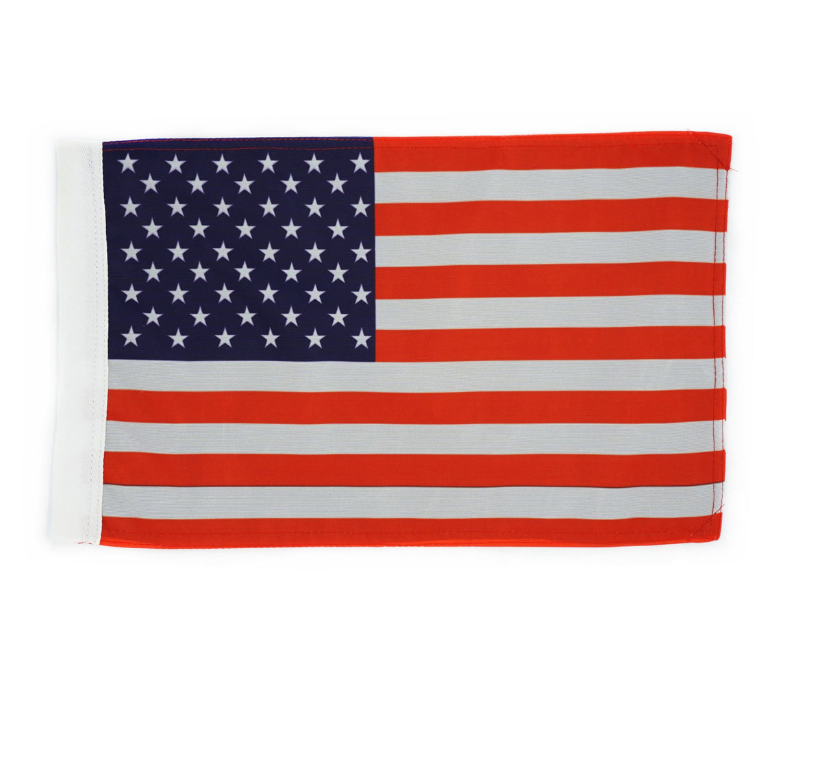 Hot Rides motorcycle flag 6x9 fabric close-up shows durable polyester for outdoor use.