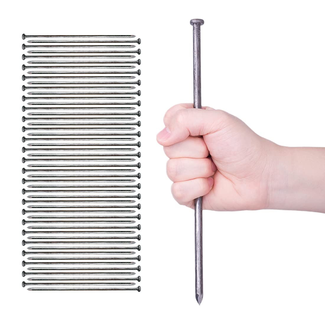 Hot Seal landscape spikes 10-inch for secure edging in any soil.