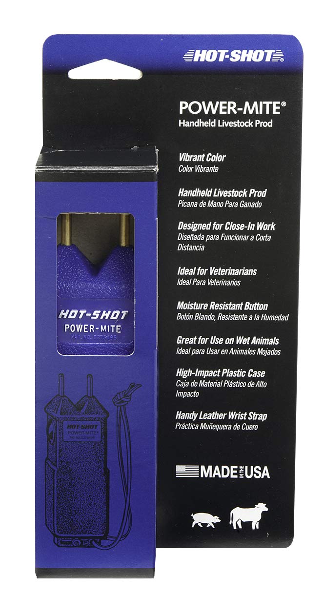 HOT-SHOT Power-Mite includes batteries and strap for quick setup and portability
