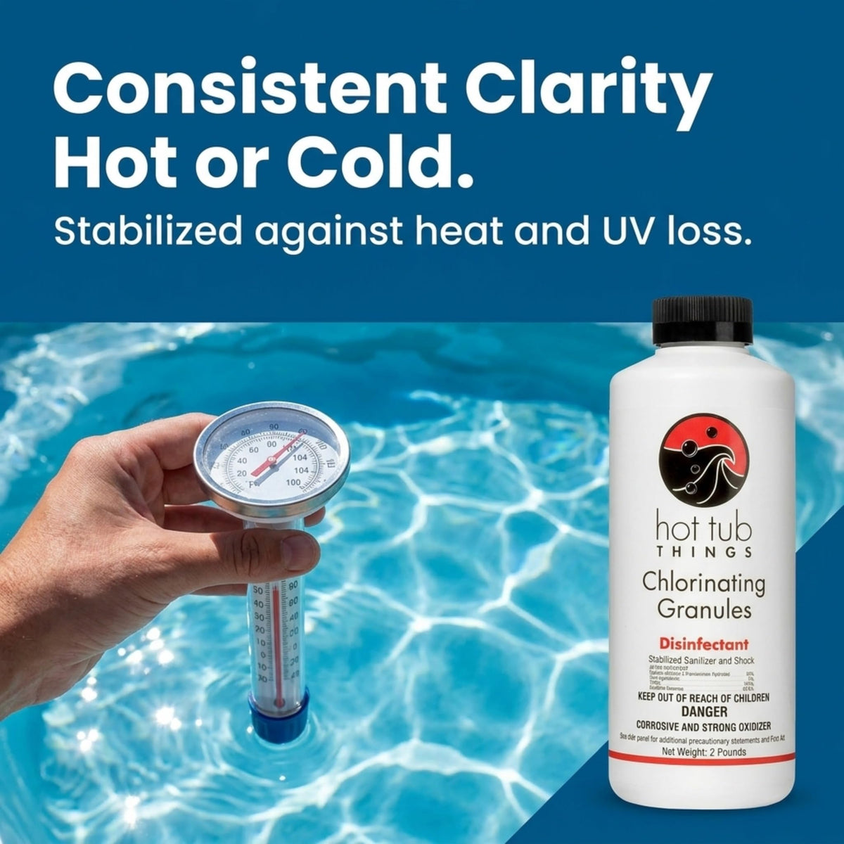 Hot Tub Things chlorine granules compatible with all hot tub models