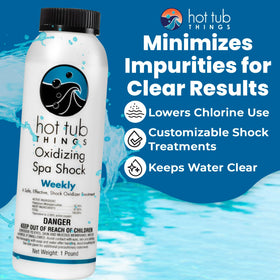 Hot Tub Things oxidizing spa shock targets odors for a fresher tub experience