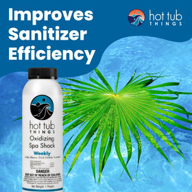 Hot Tub Things oxidizing spa shock helps maintain water freshness between treatments