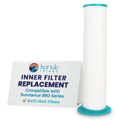 Hot Tub Things replacement inner filter for Sundance 880/850, top view for easy fit