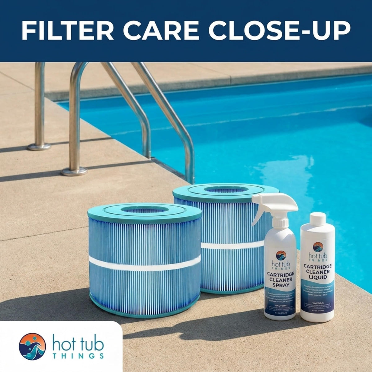 Hot Tub Things durable reusable filter resists collapse for long-term use.