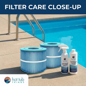 Hot Tub Things durable reusable filter resists collapse for long-term use.
