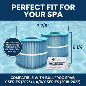 Hot Tub Things Pleatco PBF40-compatible filter keeps debris out, boosting spa shine.