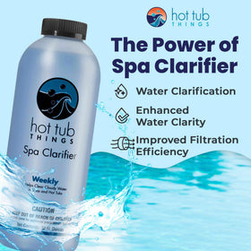 Hot Tub Things Spa Water Clarifier easy to apply and delivers fast results for your tub