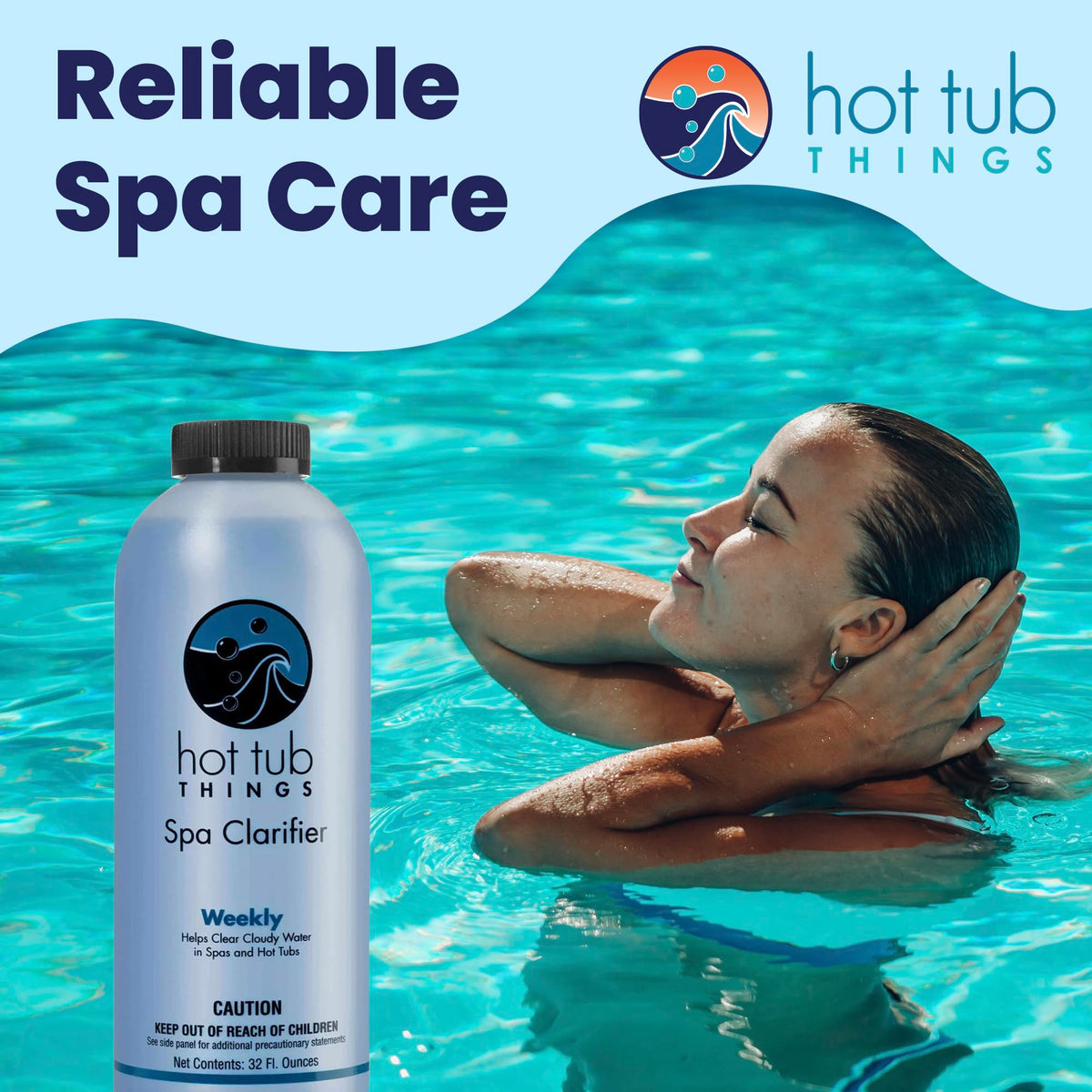 Hot Tub Things Spa Water Clarifier supports simple maintenance and longer spa enjoyment
