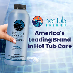 Hot Tub Things Spa Water Clarifier softens water for a smoother spa experience