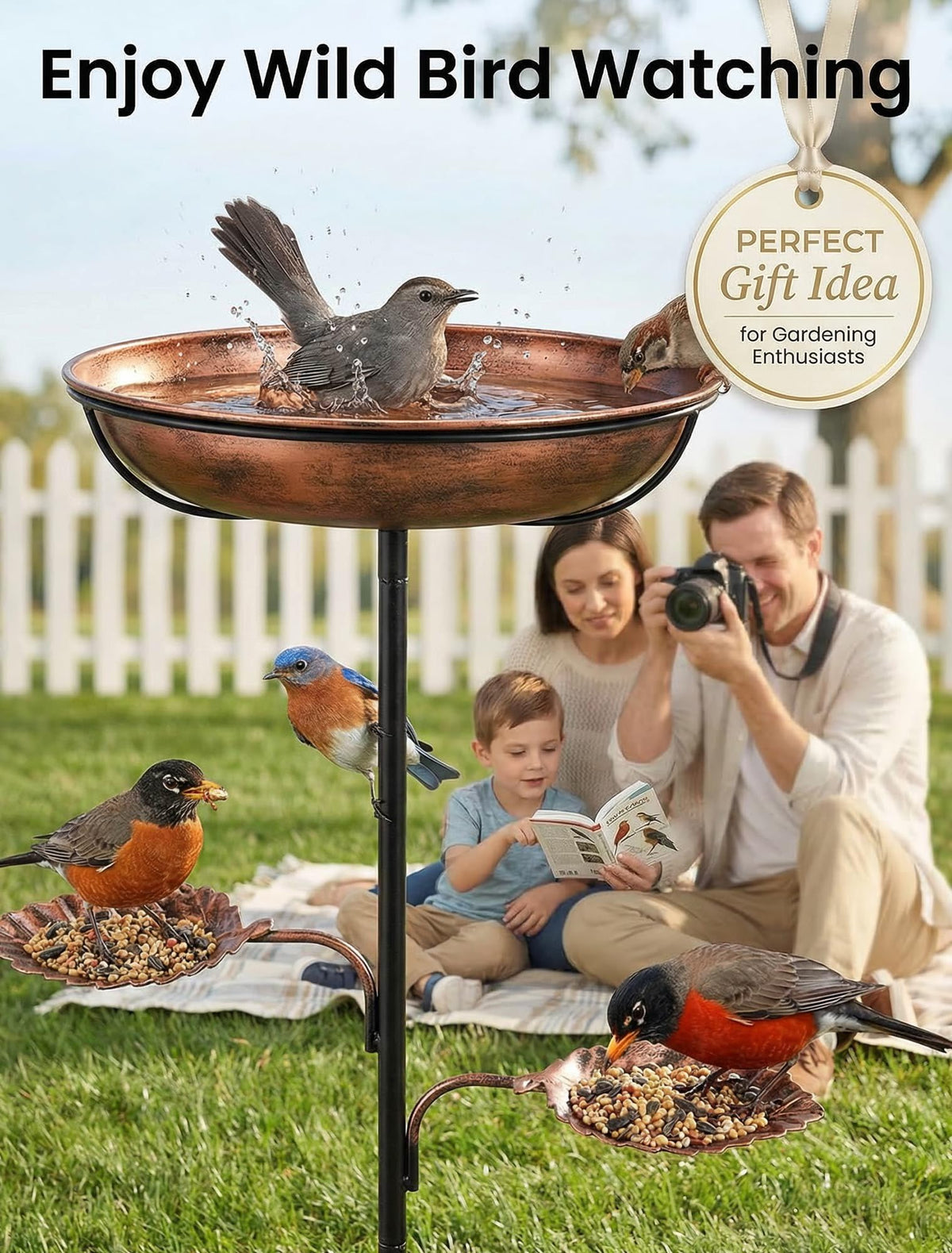 Hotbird gift-ready design for bird lovers and garden enthusiasts