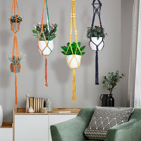 Hoteam complete macrame plant hanger kit for easy home decor projects