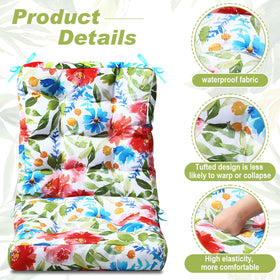 Hoteam waterproof fabric cushions resist rain for outdoor lounging.