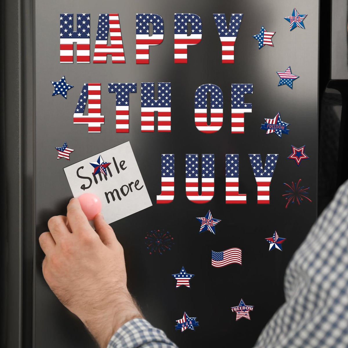 Hoteam refrigerator and car door magnets for durable holiday decor.
