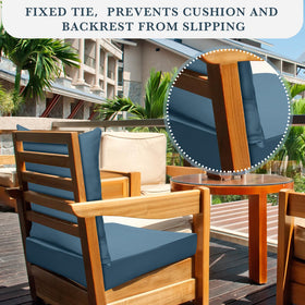 Hoteam waterproof cushions with polyethylene surface resist moisture
