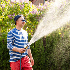 Hotop Big Shot brass nozzle ideal for garden, car washing, and floor cleaning