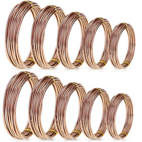 Hotop Bonsai Wires 1.0 mm brown roll for precise branch shaping.