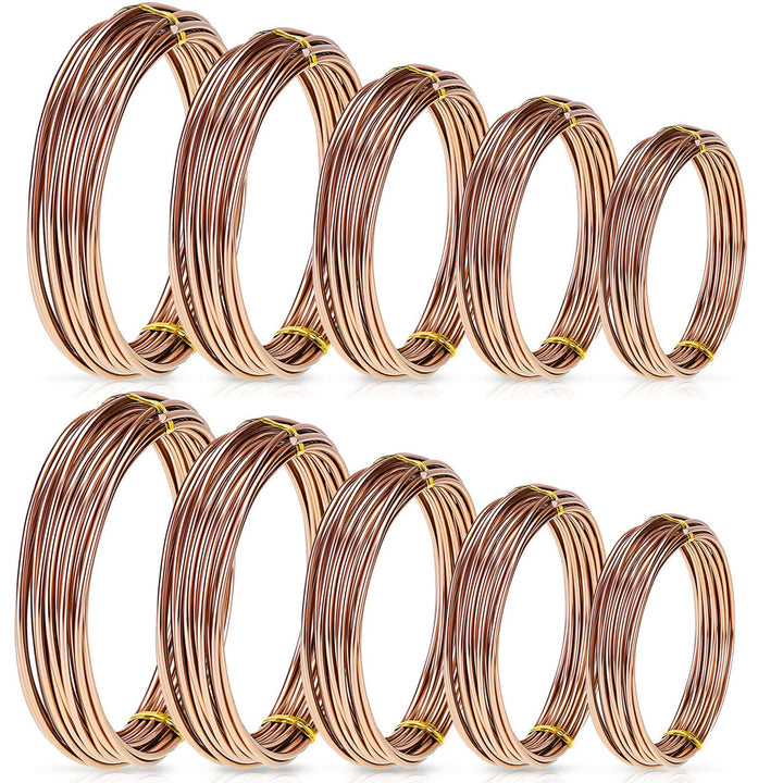 Hotop Bonsai Wires 1.0 mm brown roll for precise branch shaping.