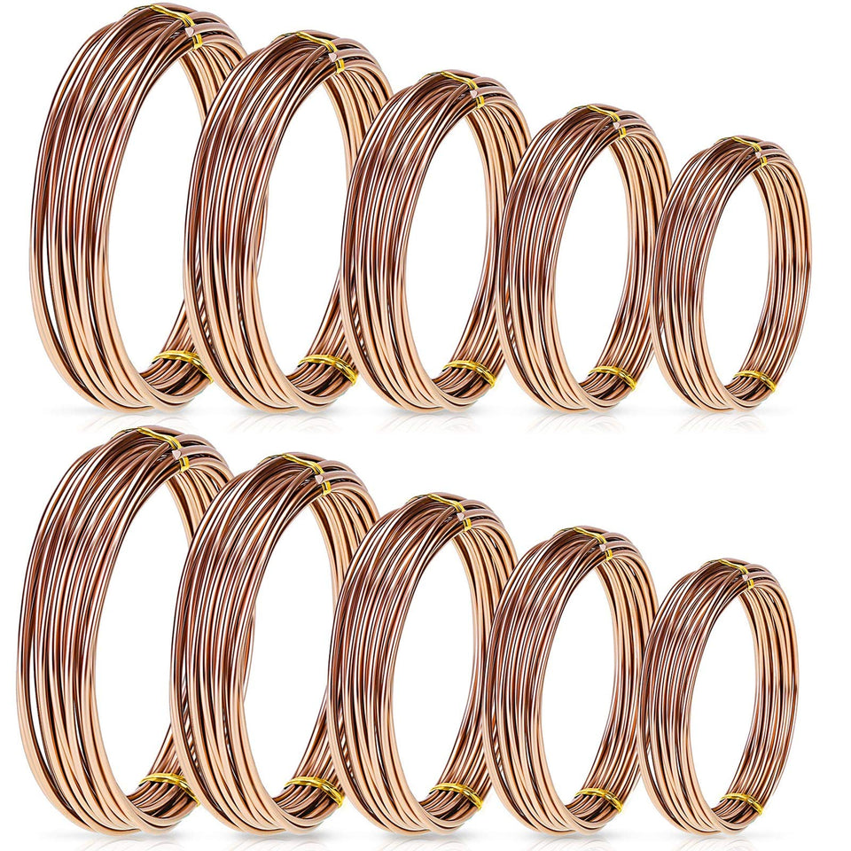 Hotop Bonsai Wires 1.0 mm brown roll for precise branch shaping.