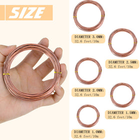 Hotop Bonsai Wires 1.5 mm brown roll for medium limbs and holds.