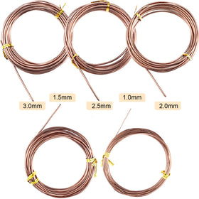 Hotop Bonsai Wires 2.0 mm brown roll for thicker branches and structure.