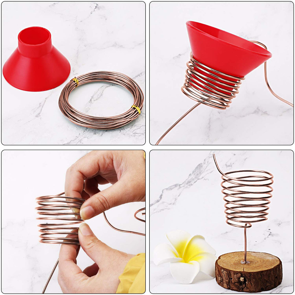 Hotop Bonsai Wires 3.0 mm brown roll for heavy bends and strong holds.