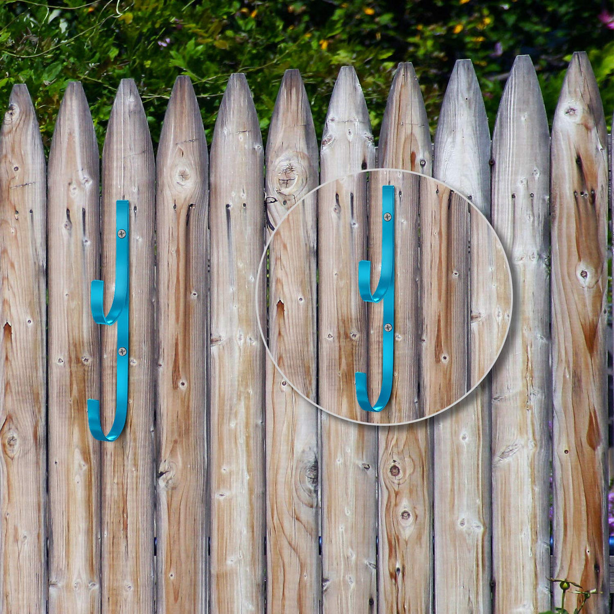 Hotop pool-hanger blue — withstands outdoor use for long-lasting organizing.
