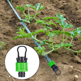 Hotop plastic end caps are durable and safe for long-term garden use.