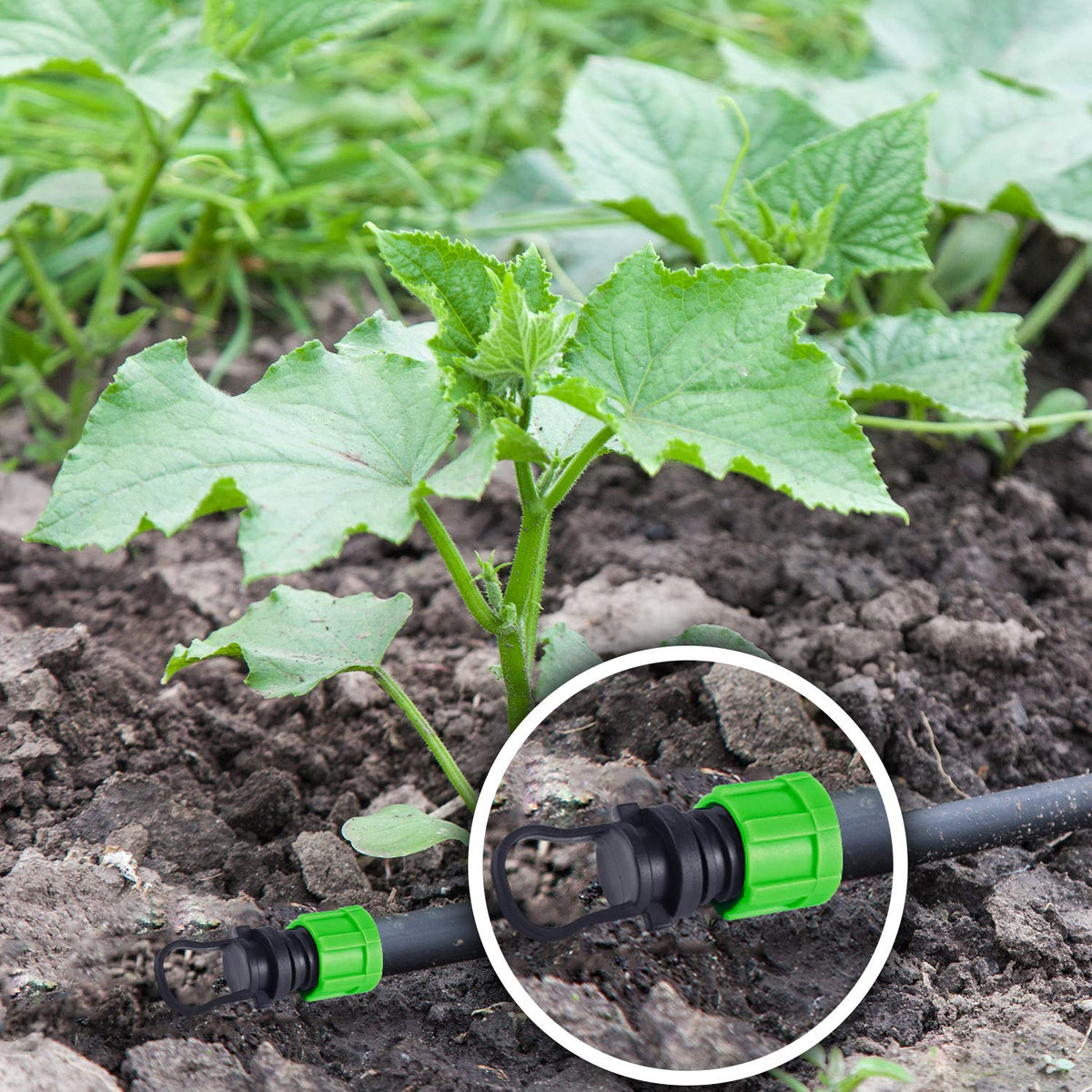 Hotop end caps twist-lock provide secure, leak-free tubing connections.