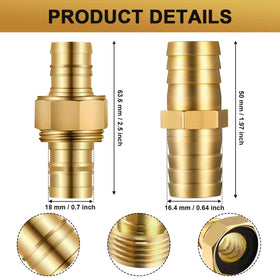 Stainless steel clamps accompany the Hotop end repair kit for a secure seal.