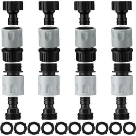 Hotop garden hose quick connector set for versatile fittings and easy assembly.