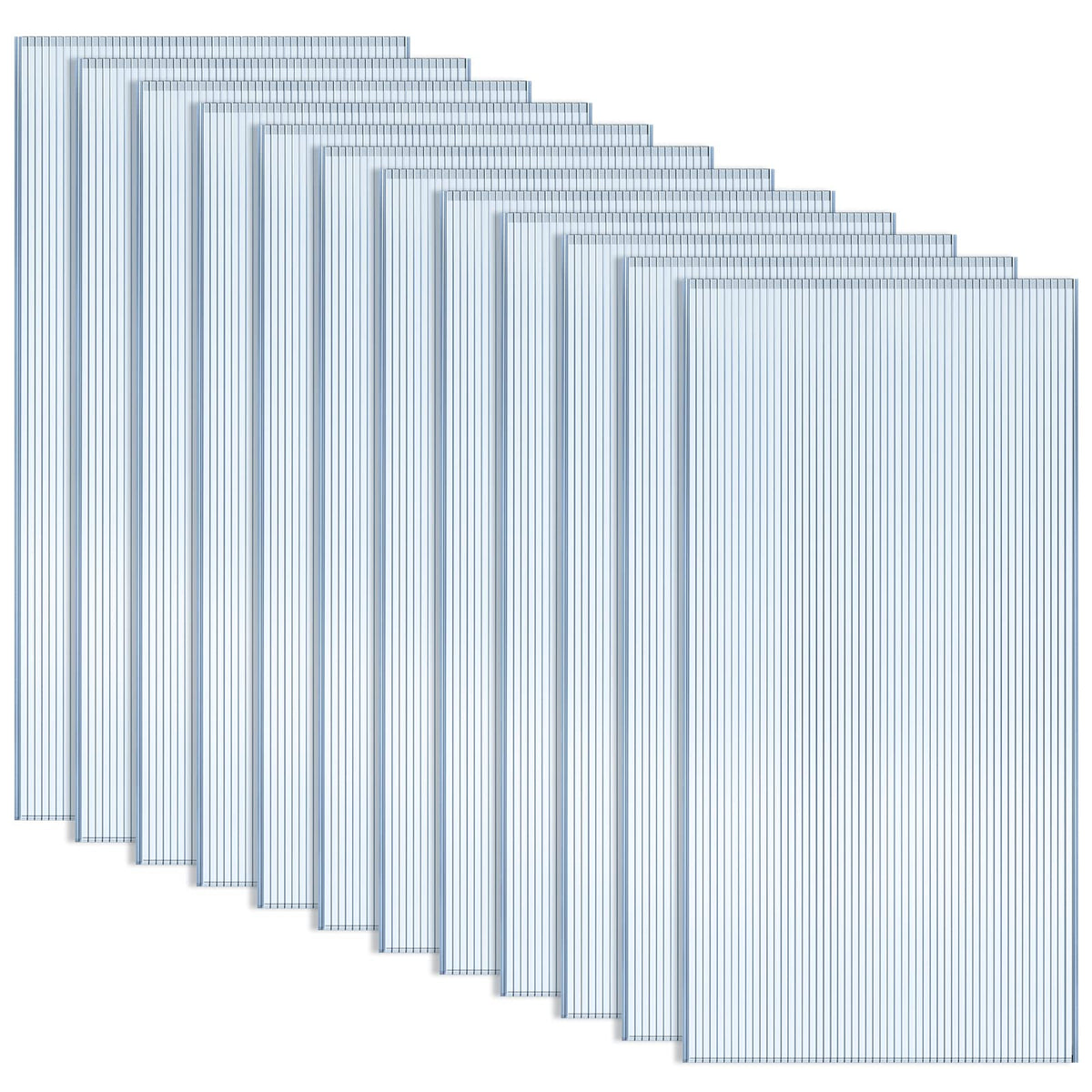 Hotop clear-roof panel lets in bright light for healthy greenhouse growth
