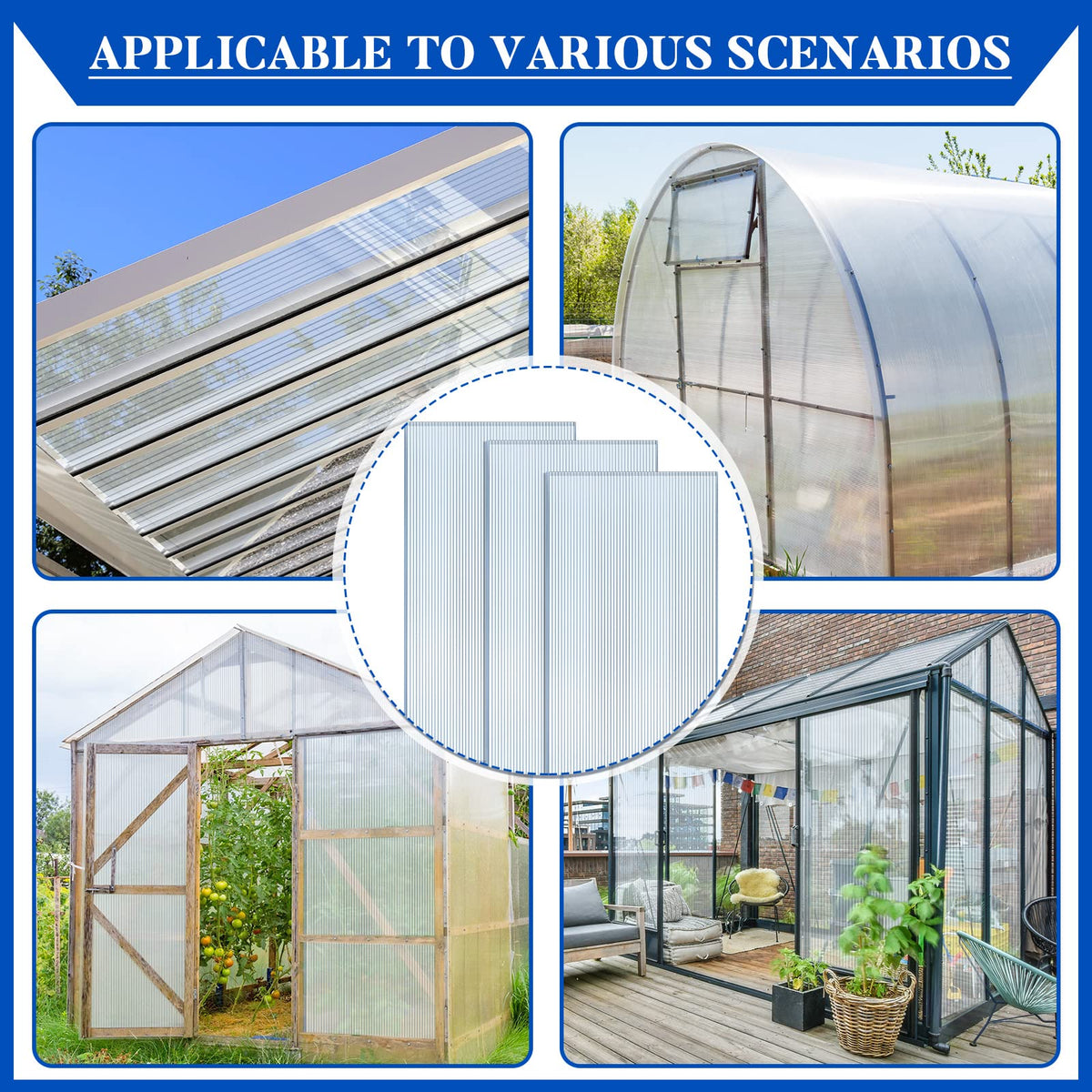 Hotop heat-control shield reduces interior heat buildup for better plant comfort