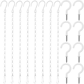 Hotop white metal hanging chains for durable ceiling suspensions.