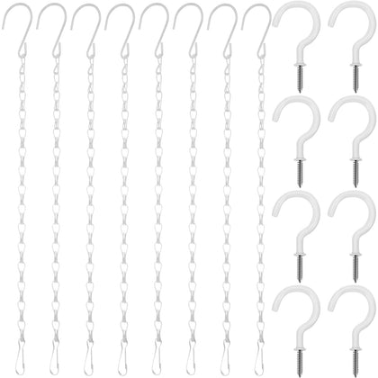 Hotop white metal hanging chains for durable ceiling suspensions.