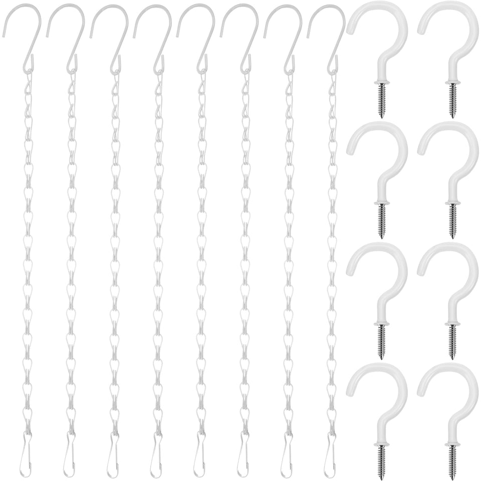 Hotop white metal hanging chains for durable ceiling suspensions.