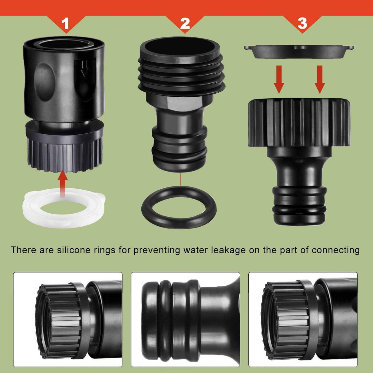 Hotop hose end connectors enabling reliable hose end changes.