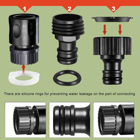 Hotop hose end connectors enabling reliable hose end changes.