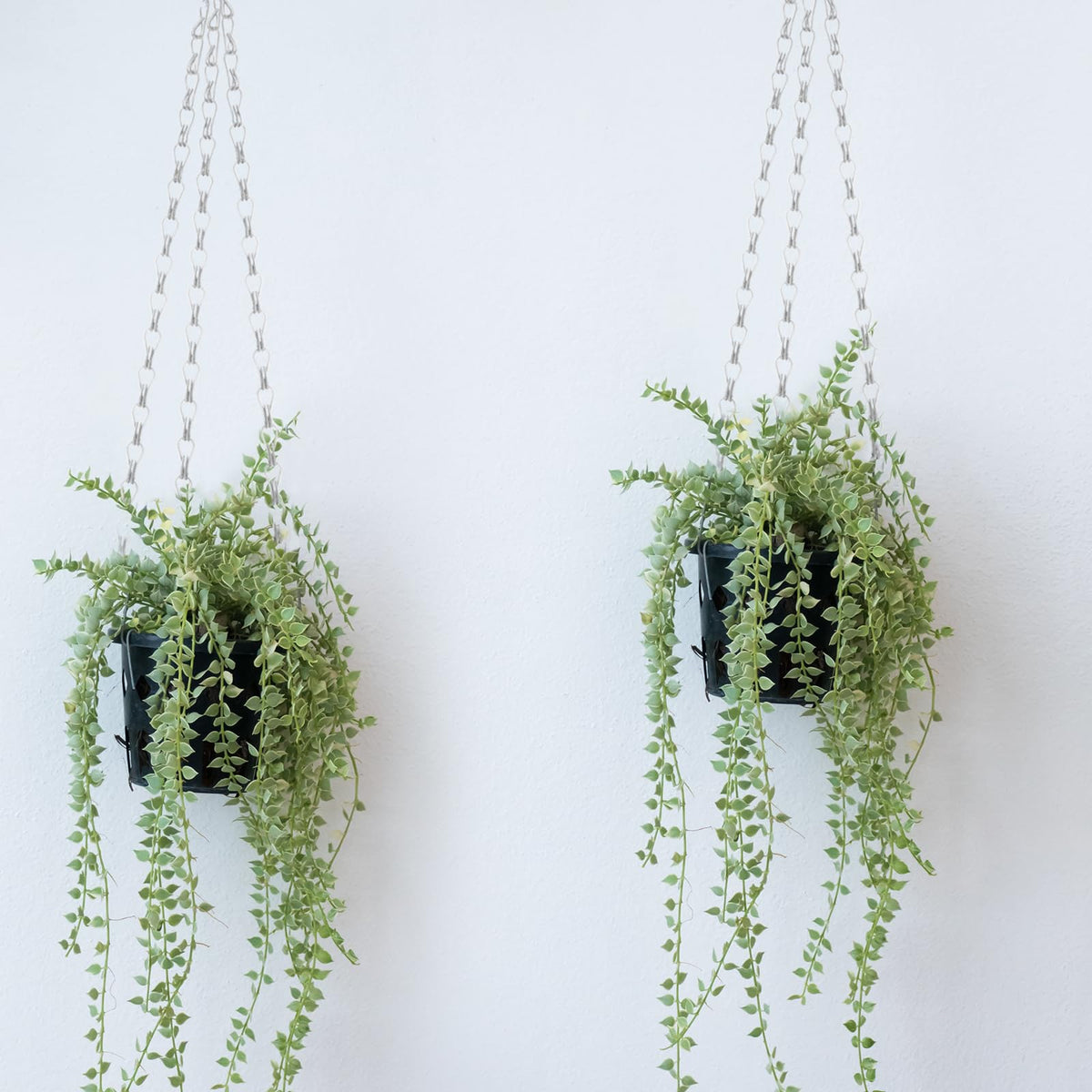 Hotop kitchen storage hanging chain keeps baskets organized