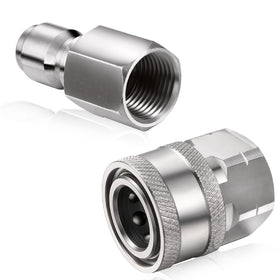 Hotop four-set kit ready-to-use adapters for versatile pressure washer setups.