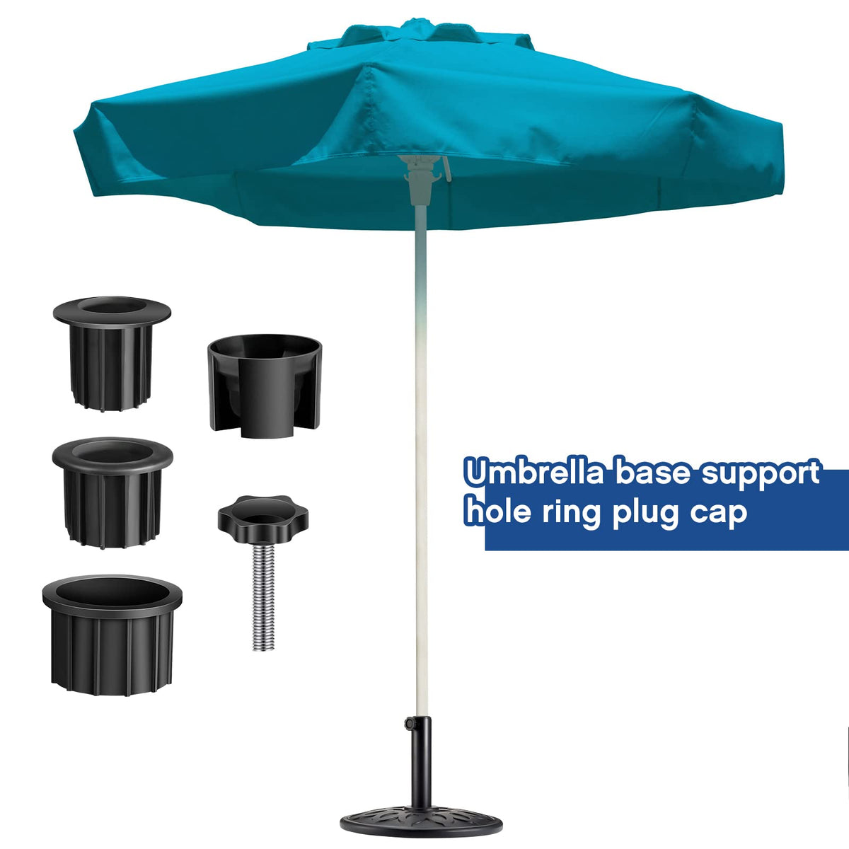 Hotop umbrella base parts package ready for outdoor replacements