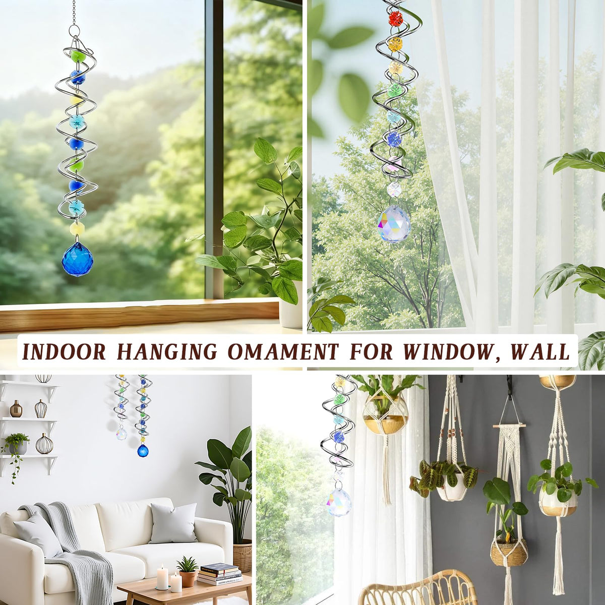 Hotqueen outdoor garden hanging suncatcher catching daylight