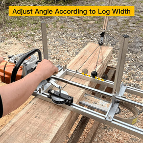 Upgraded lever arm tilts automatically to protect the chain.