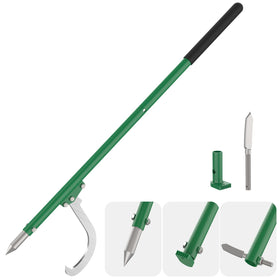HOTYELL steel cant hook in use for secure log grip during dragging