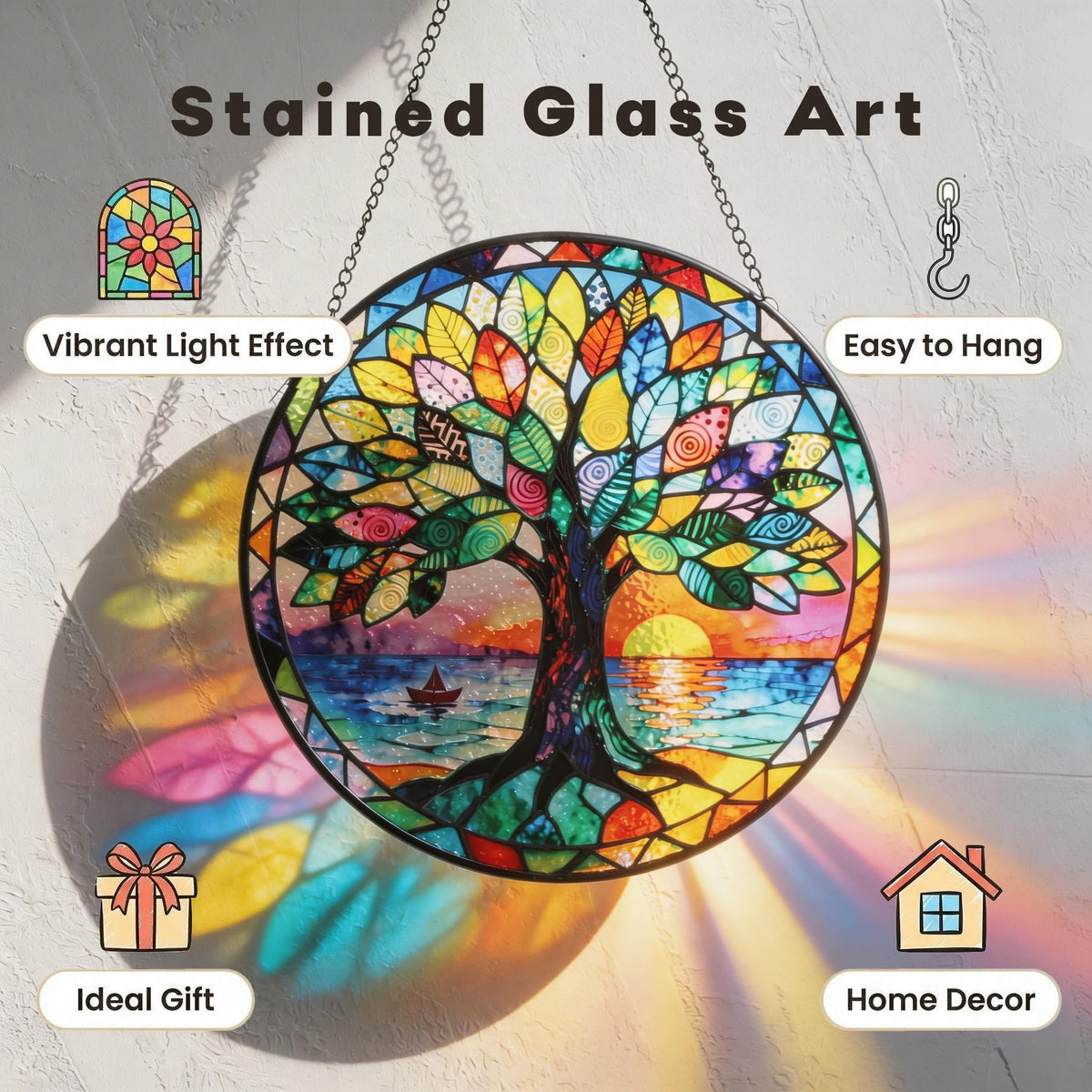 Houmury garden friendly suncatcher suited for covered patios