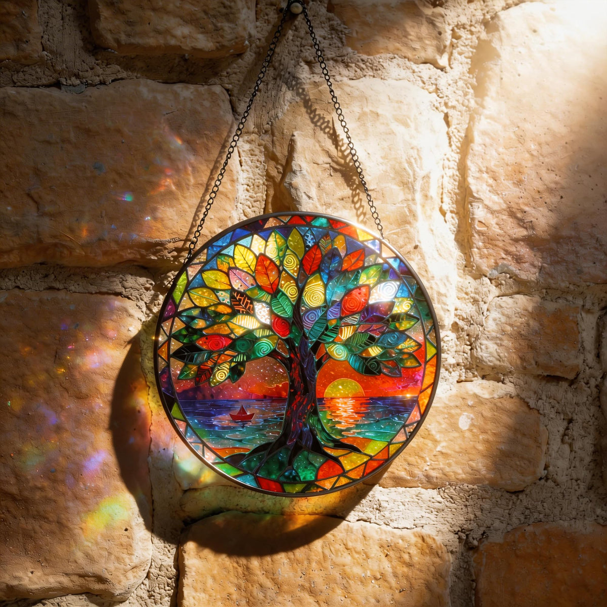 Houmury indoor window suncatcher suitable for living spaces